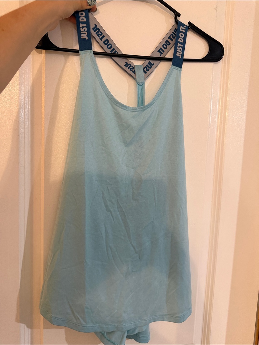 Nike Light Blue Racerback Camisole with Branded Straps - Women's